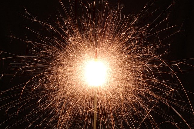 Free download Fire Sparkler Radio -  free photo or picture to be edited with GIMP online image editor