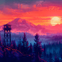 Firewatch Tower Live Wallpaper  screen for extension Chrome web store in OffiDocs Chromium