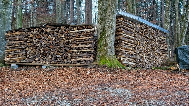 Free download Firewood Logs Holzstapel Stacked -  free free photo or picture to be edited with GIMP online image editor