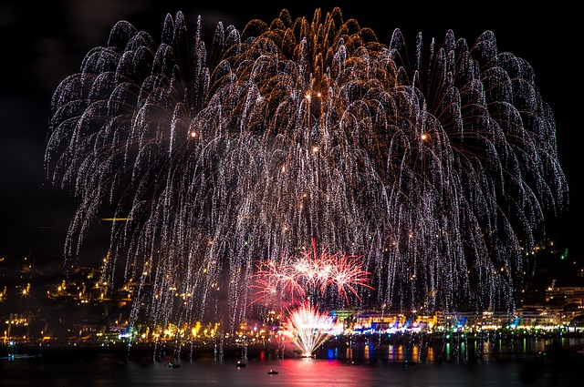 Free download fireworks national holiday july 14th free picture to be edited with GIMP free online image editor