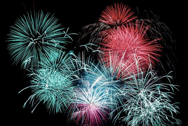 Free download fireworks new year sky night free picture to be edited with GIMP free online image editor