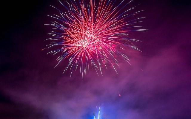 Free download Fireworks Night Colors -  free photo or picture to be edited with GIMP online image editor