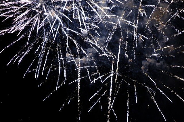 Free download Fireworks Night Light New YearS -  free photo or picture to be edited with GIMP online image editor