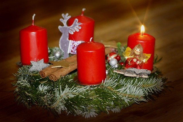 دانلود رایگان First Advent Wreath - عکس یا تصویر رایگان برای ویرایش با ویرایشگر تصویر آنلاین GIMP