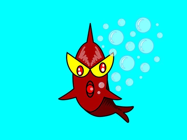 Free download Fish Drawing Vector -  free illustration to be edited with GIMP free online image editor