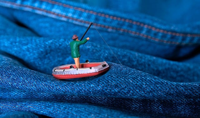Free download fisherman fishing rubber boat denim free picture to be edited with GIMP free online image editor