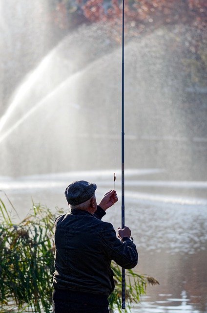 Kostenloser Download Fisherman Rod Fishing - kostenloses kostenloses Foto oder Bild zur Bearbeitung mit GIMP Online-Bildbearbeitung