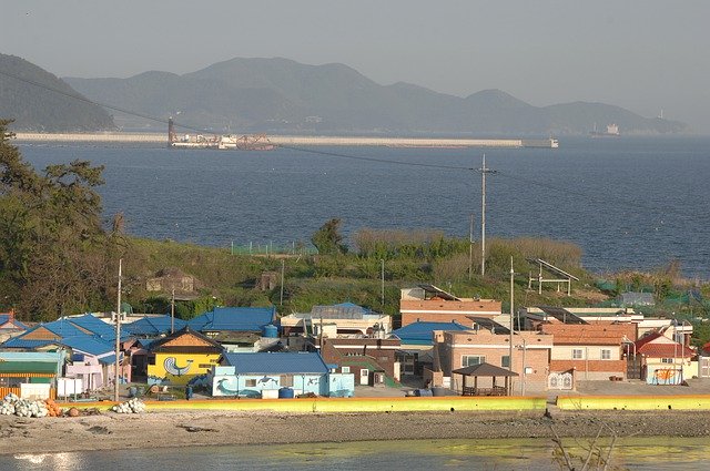 Bezpłatne pobieranie Fishing Jinhae Village - bezpłatne zdjęcie lub obraz do edycji za pomocą internetowego edytora obrazów GIMP