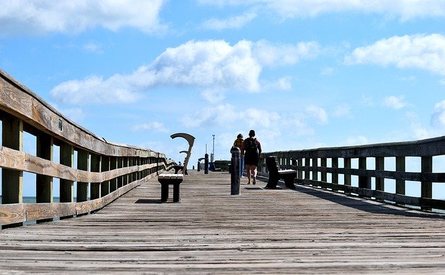 免费下载 Fishing Pier People Sky - 可使用 GIMP 在线图像编辑器编辑的免费照片或图片