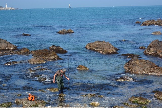 Free download Fishing Sea Ocean -  free photo or picture to be edited with GIMP online image editor