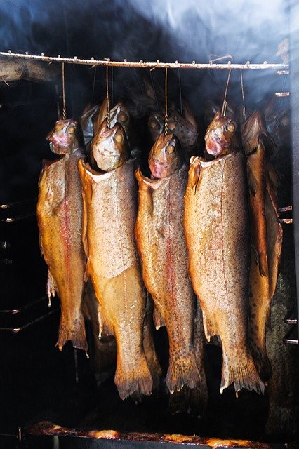 Descărcare gratuită Fish Smoked - fotografie sau imagine gratuită pentru a fi editată cu editorul de imagini online GIMP