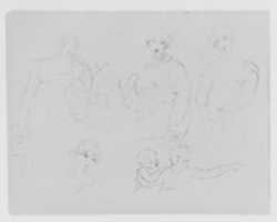 Free download Five Figure Studies (from Sketchbook) free photo or picture to be edited with GIMP online image editor