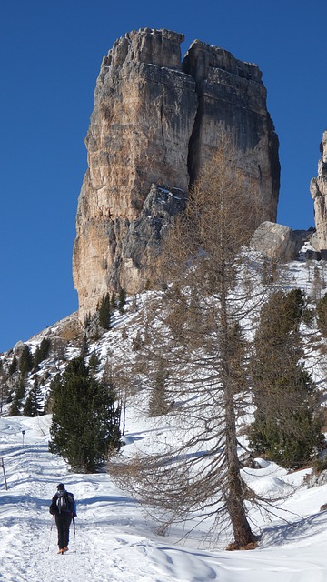 Free download five towers cortina d ampezzo snow free picture to be edited with GIMP free online image editor