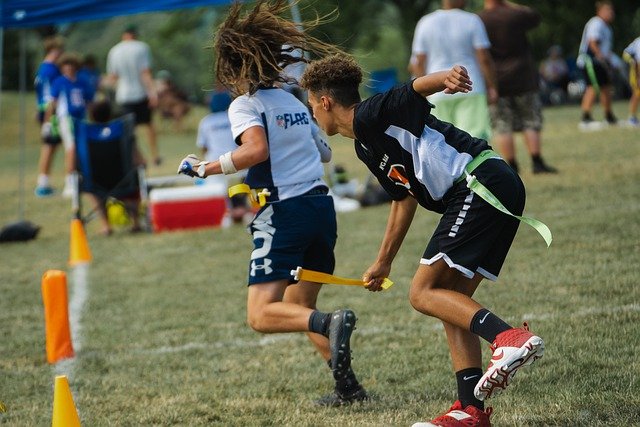 Free download flag football football sport kids free picture to be edited with GIMP free online image editor