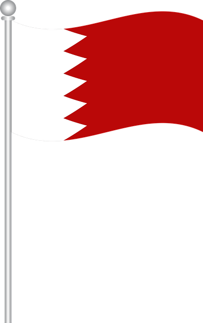 Free download Flag Of Bahrain World - Free vector graphic on Pixabay free illustration to be edited with GIMP free online image editor