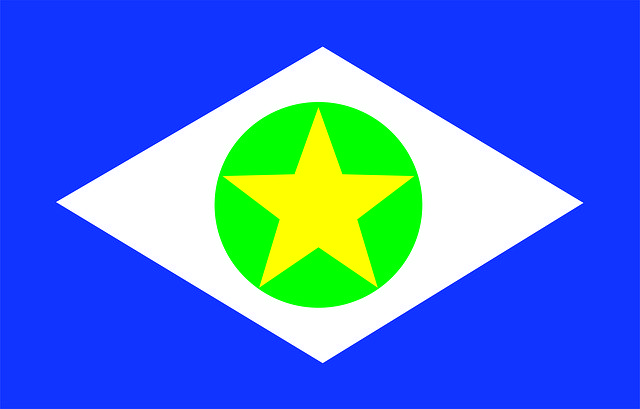 Free download Flag State Mato Grosso -  free illustration to be edited with GIMP free online image editor