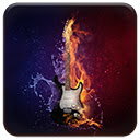 Flaming Guitar  screen for extension Chrome web store in OffiDocs Chromium