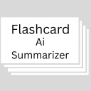 Flashcard Summarizer  screen for extension Chrome web store in OffiDocs Chromium