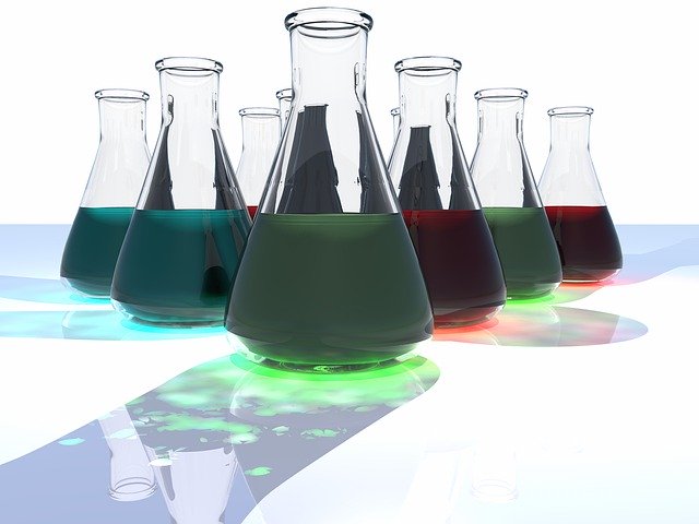 Free download Flasks Chemicals Science -  free illustration to be edited with GIMP free online image editor