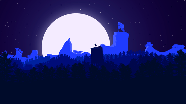 Free download Flat Landscape Horizon -  free illustration to be edited with GIMP free online image editor