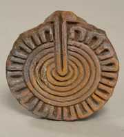 Free download Flat stamp with geometric flower free photo or picture to be edited with GIMP online image editor