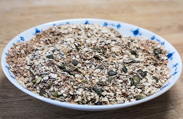 Free download flax grain healthy bowl diet food free picture to be edited with GIMP free online image editor