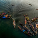 Floating market by the river  screen for extension Chrome web store in OffiDocs Chromium