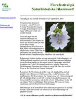 Free download Florafestival 2003 19 21 September Nordisk Botanik free photo or picture to be edited with GIMP online image editor