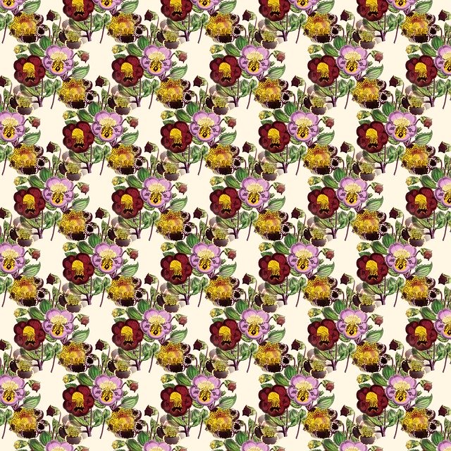 Free download Floral Background Pattern Seamless -  free illustration to be edited with GIMP free online image editor