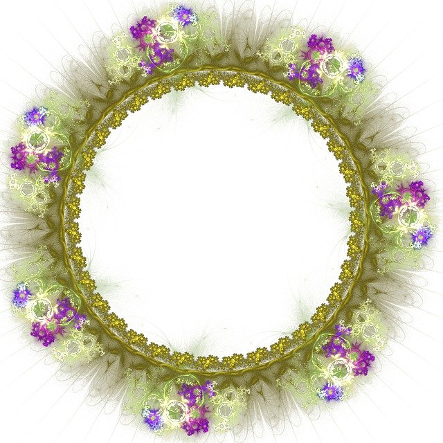 Free download Floral Frame Border -  free illustration to be edited with GIMP free online image editor