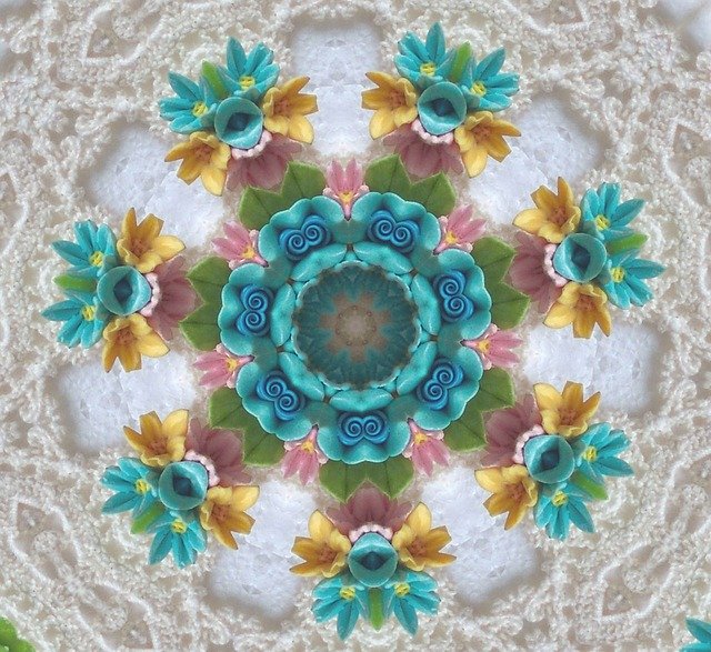 Free download Floral Patterns Crochet -  free illustration to be edited with GIMP free online image editor