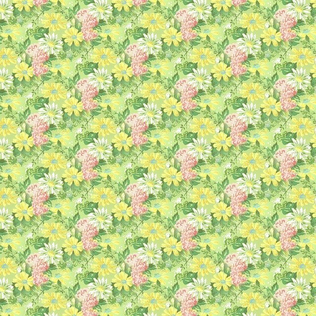 Free download Floral Seamless Decorative -  free illustration to be edited with GIMP free online image editor