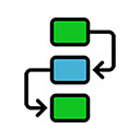 Flowchart Maker  screen for extension Chrome web store in OffiDocs Chromium
