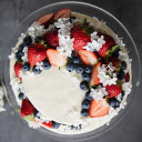 Flower and fruit cream cake  screen for extension Chrome web store in OffiDocs Chromium