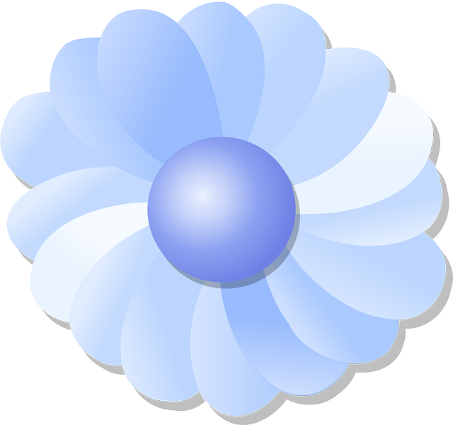 Free download Flower Blue Petals - Free vector graphic on Pixabay free illustration to be edited with GIMP free online image editor