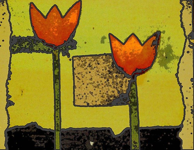 Free download Flower Flowers Naif -  free illustration to be edited with GIMP free online image editor