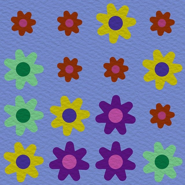 Free download Flower Pattern Paper -  free illustration to be edited with GIMP free online image editor