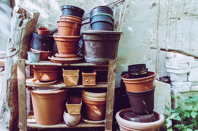 Free download flower pots pots plant pots stack free picture to be edited with GIMP free online image editor