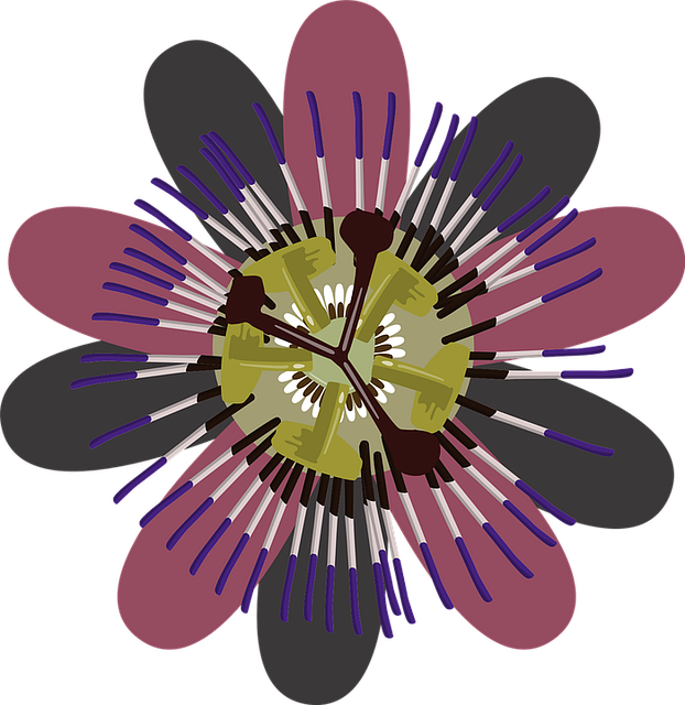 Free download Flower Purple Clip Art -  free illustration to be edited with GIMP free online image editor