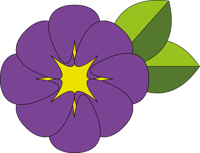 Free download Flower Purple Yellow - Free vector graphic on Pixabay free illustration to be edited with GIMP free online image editor