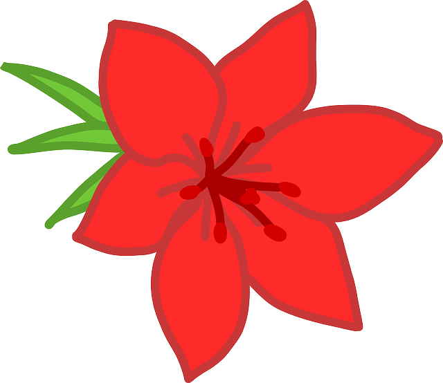 Free download Flower Red Simple - Free vector graphic on Pixabay free illustration to be edited with GIMP free online image editor
