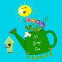 Flowers Blooming Birds Singing  screen for extension Chrome web store in OffiDocs Chromium