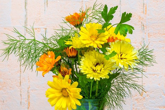 Free download Flowers Bouquet Still Life -  free photo or picture to be edited with GIMP online image editor
