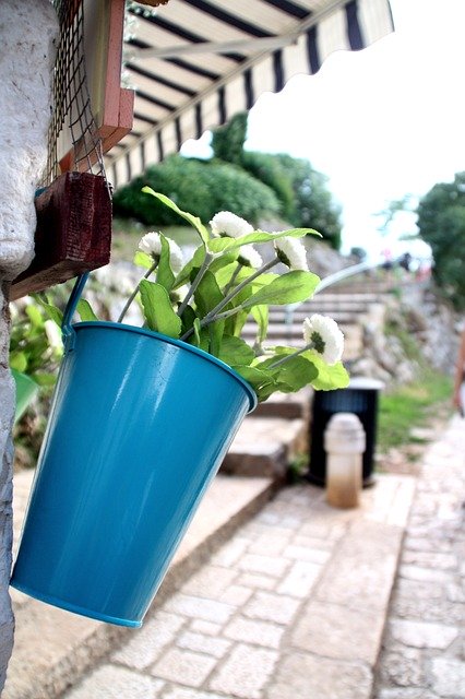 Ücretsiz indir Flowers Bucket Decor Still - GIMP çevrimiçi resim düzenleyiciyle düzenlenecek ücretsiz fotoğraf veya resim