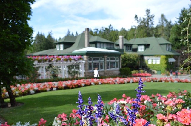 Free download Flowers Butchart Gardens Vancouver -  free photo or picture to be edited with GIMP online image editor