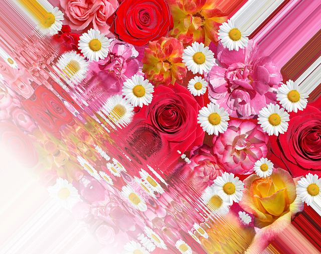 Free download Flowers Effect Summer -  free illustration to be edited with GIMP free online image editor