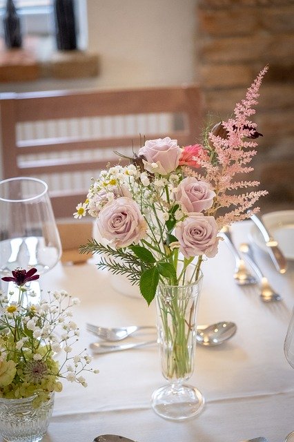 Free download Flowers Getting Married Romantic -  free photo or picture to be edited with GIMP online image editor