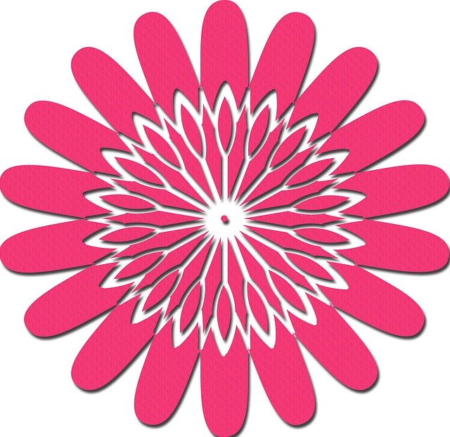 Kostenloser Download Flower Shadow Mandala - kostenlose Illustration, die mit dem kostenlosen Online-Bildeditor GIMP bearbeitet werden kann