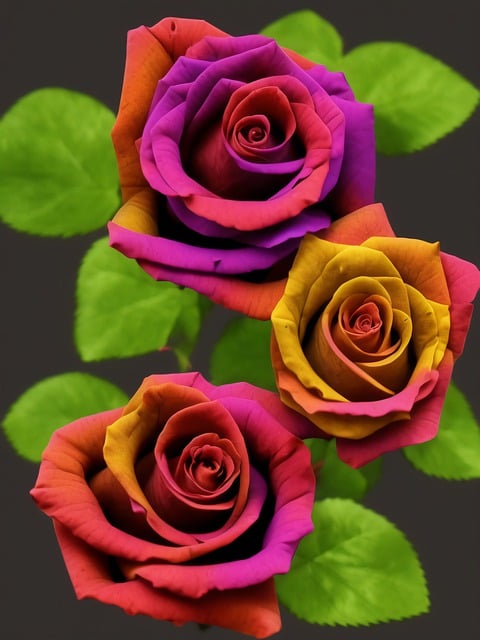 Free download flowers multicolored rose colorful free picture to be edited with GIMP free online image editor