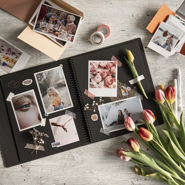 Free download flowers photo album polaroids free picture to be edited with GIMP free online image editor